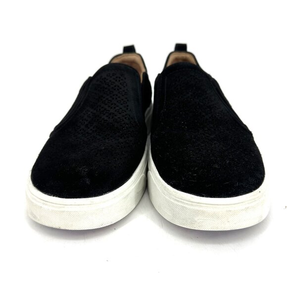 Vionic Kimmie Perf Perforated Slip-On Sneakers Black Suede Size 9.5 - Picture 6 of 10